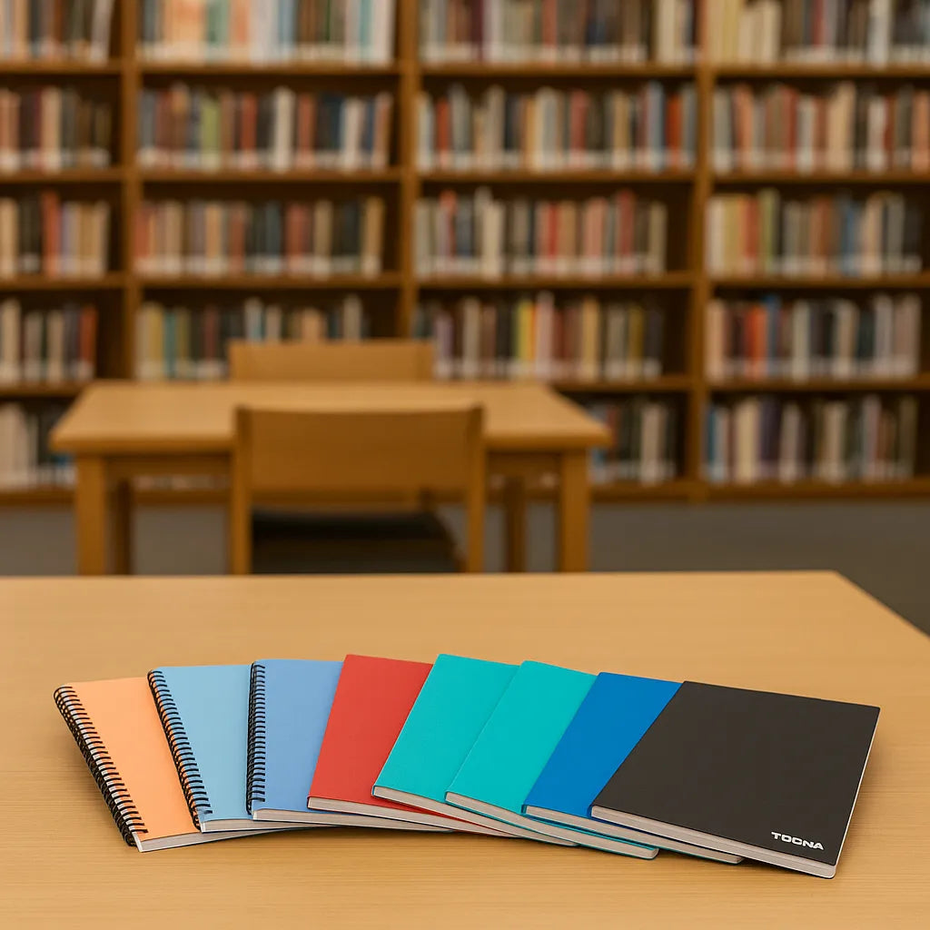 Libreta Cuaderno Espiral 96 Hojas Rayadas Vibra Color Teoría