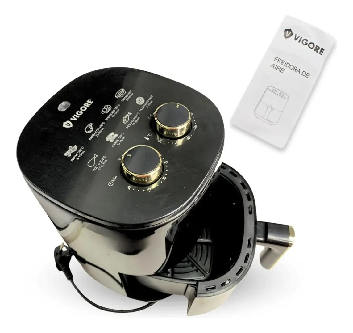 Freidora De Aire Sin Aceite 4 Litros 1050w Vigore