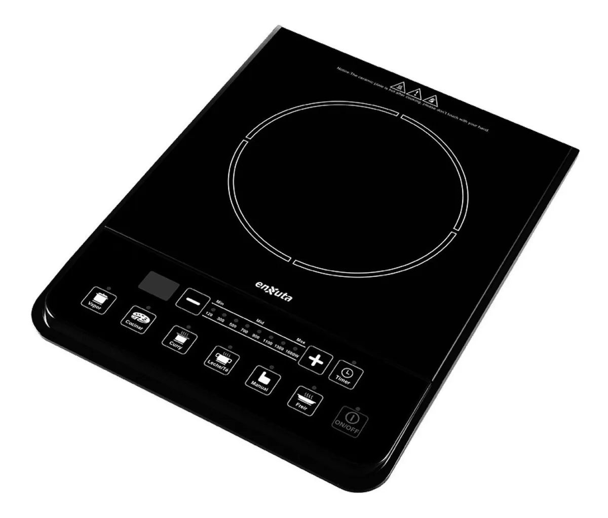 Anafe Eléctrico - Enxuta Aienx930 Color Negro - 1 Hornalla - Negro