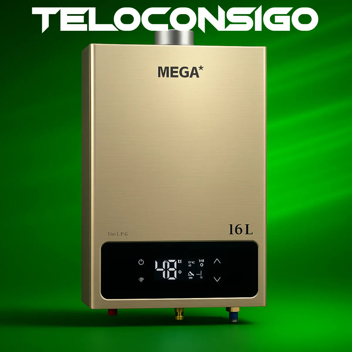 Calentador Instantaneo Mega De 16 Lts Tiro Balanceado