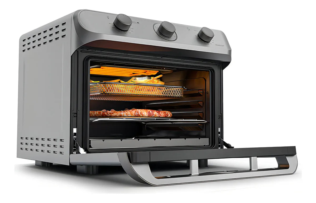 Horno Eléctrico Y Freidora Sin Aceite Henxaf2735t Enxuta - Plateado