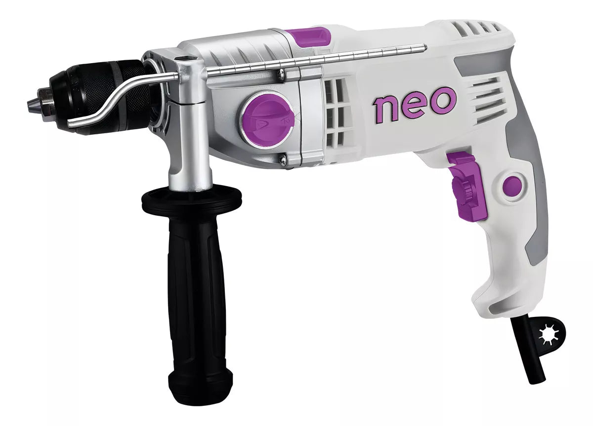 Taladro Percutor 1100 W 13 Mm Neo Tp1013/3/220 2v Color Gris