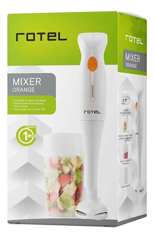 Mixer Rotel Modelo Orange Cuchilla Acer Inox 200w
