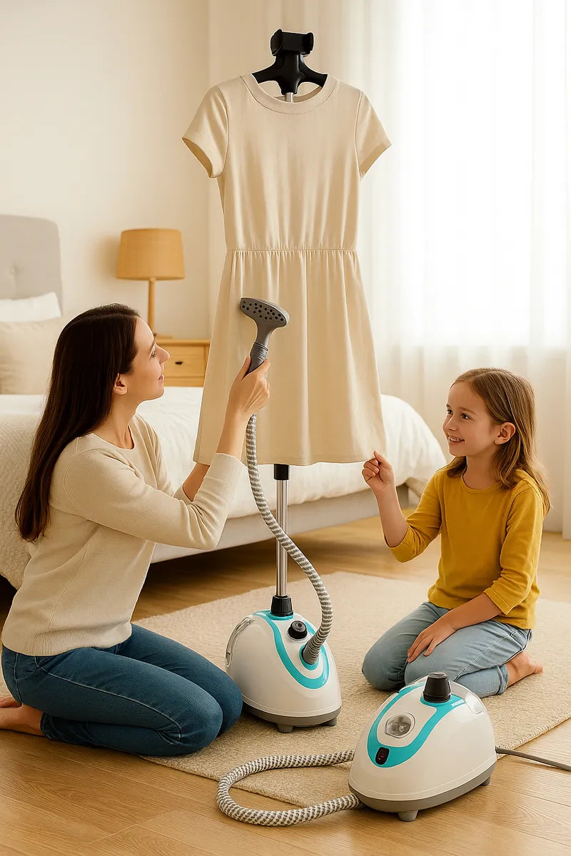 Plancha De Ropa A Vapor Vertical Con Ruedas 1800w