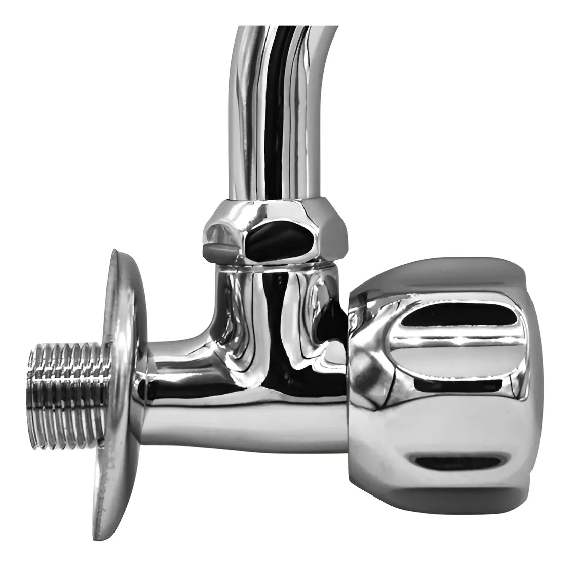 Grifo Metalico Pileta Brazo Bajo Lh-807 Acabado Brillante