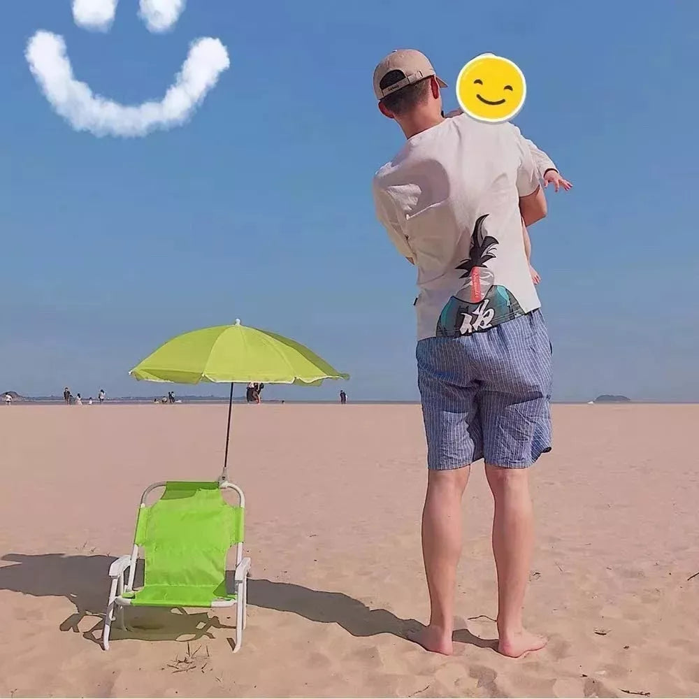 Silla Plegable Infantil Con Sombrilla 32x27x50cm