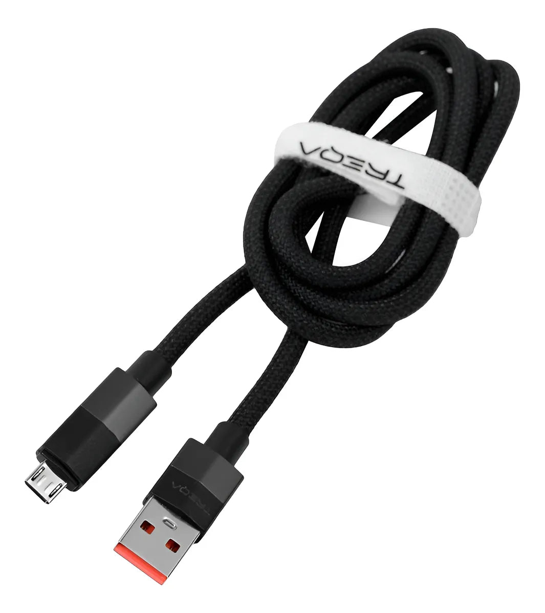 Cable Trenzado Treqa De Carga Celular 1 Metro Micro-usb V8