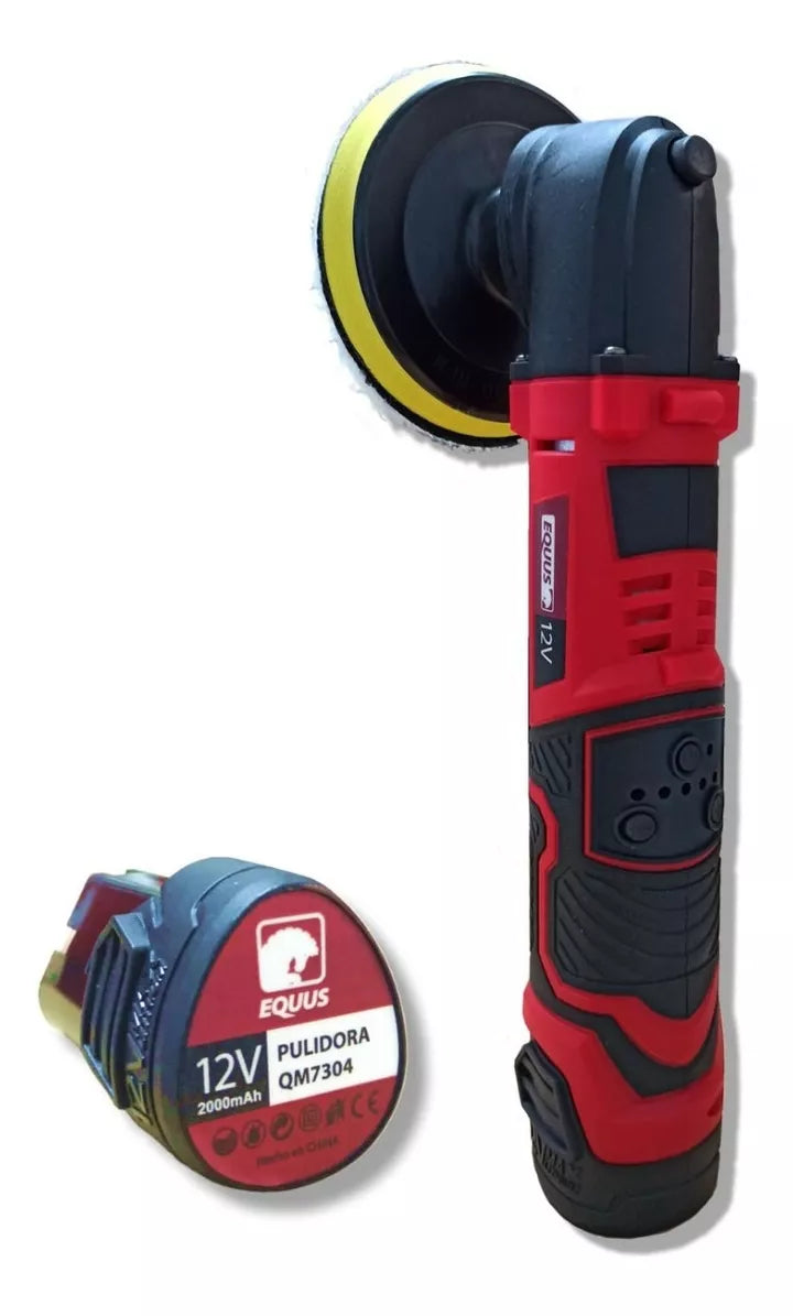 Pulidora De Auto Inal mbrica Equus A Bateria 12v Equus Qm730