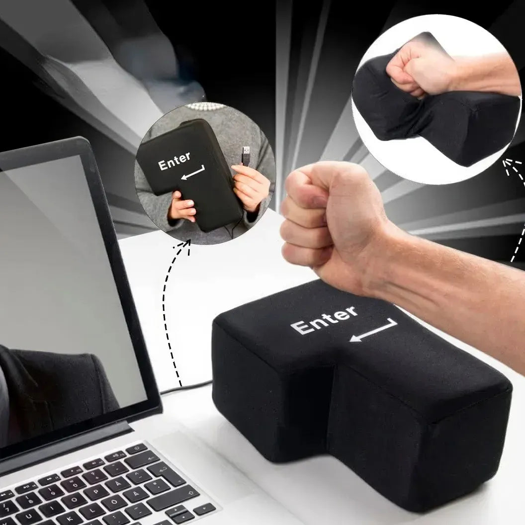 Divertido Enter Gigante Usb De Teclado Para Golpear