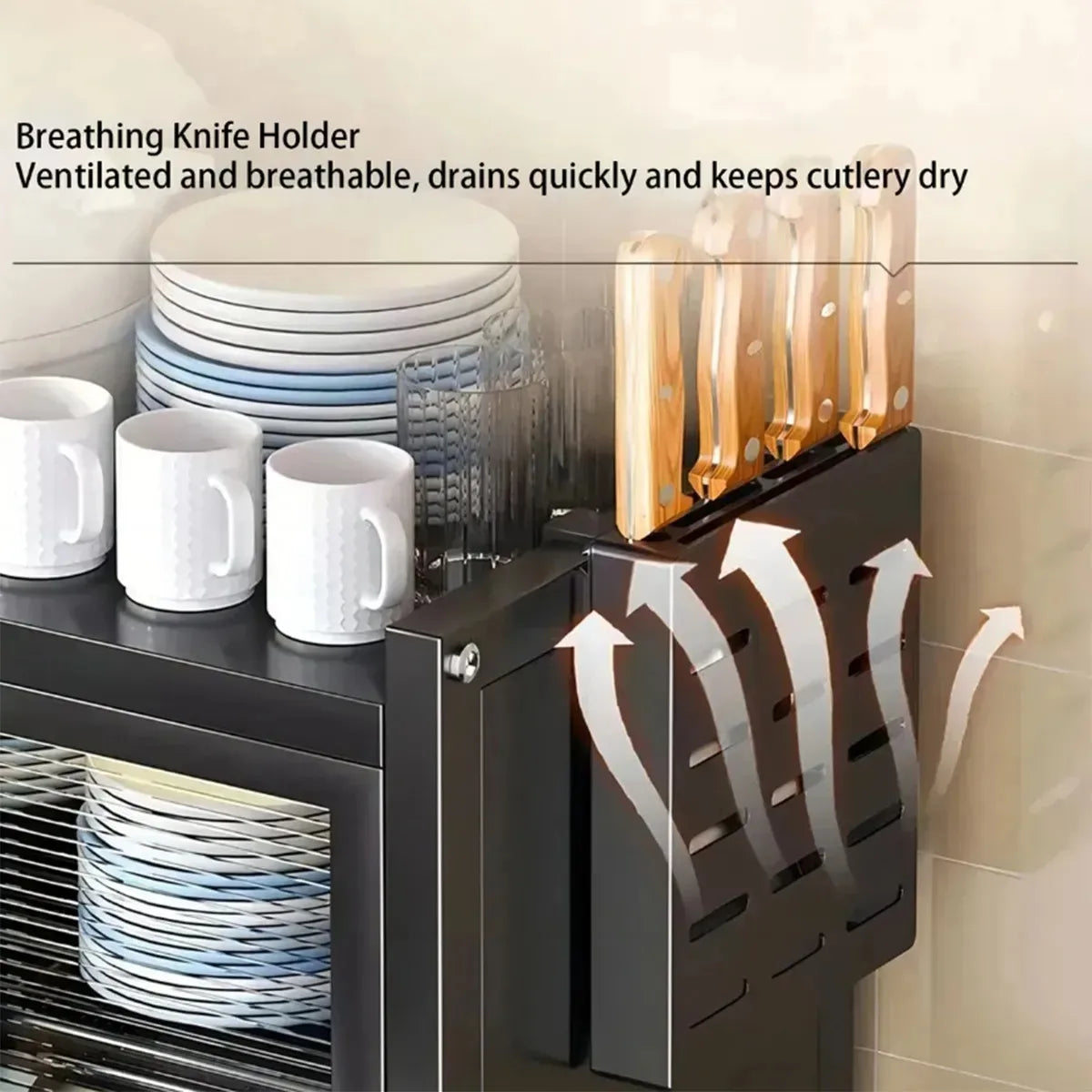 Mueble Gabinete Organizador Cocina Estante Plato Despensa