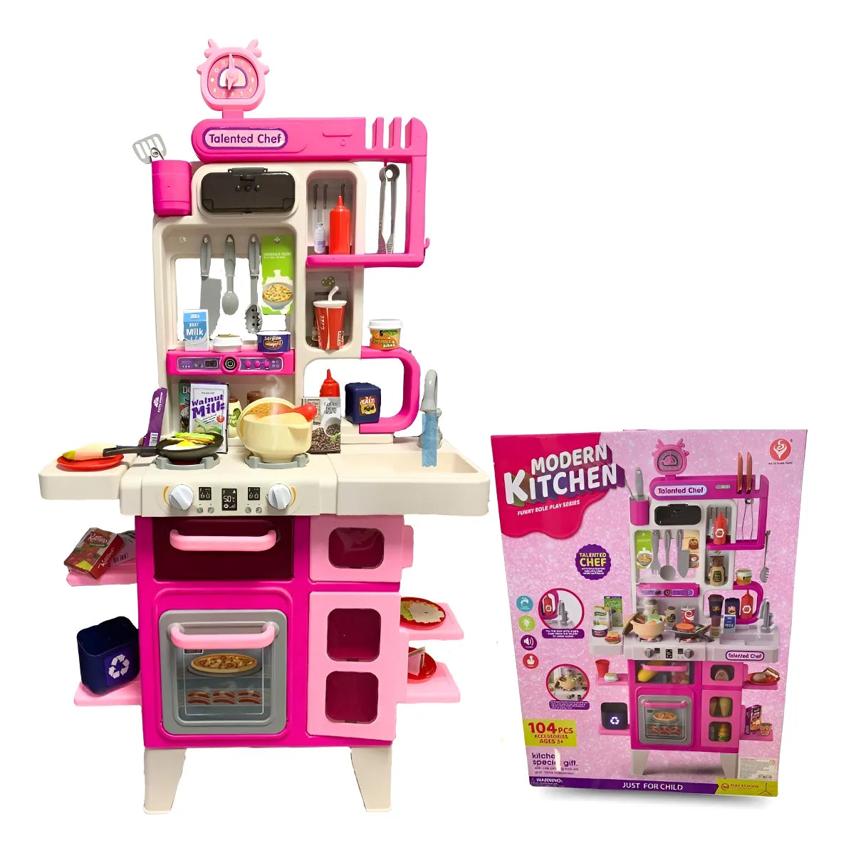 Juego De Cocina Set Completo Para Niñas Y Niños Infantil