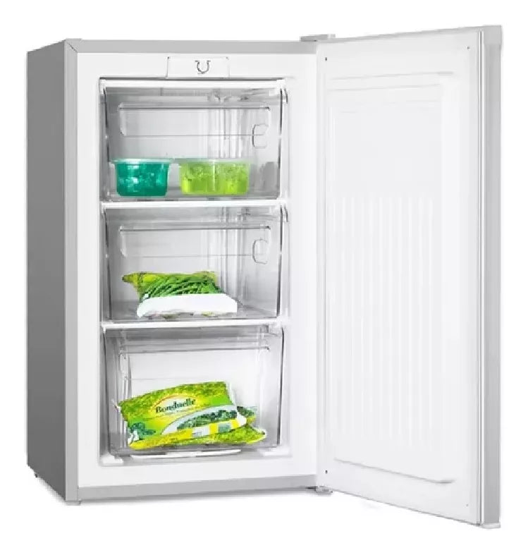 Freezer Vertical Panavox Ffk Silver Fk Silver Plateado 55l