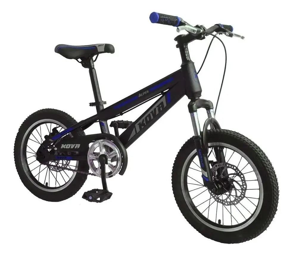 Bicicleta Rodado 16 Kova Alpes Freno De Disco Y Suspension