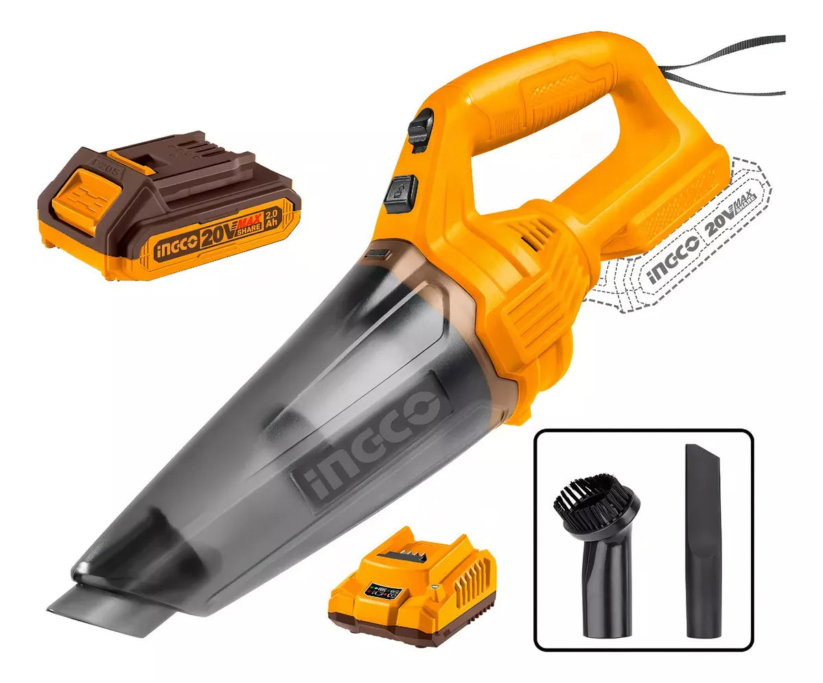 Aspiradora Auto 20v P20s C Bateria Cargador Cvli20126