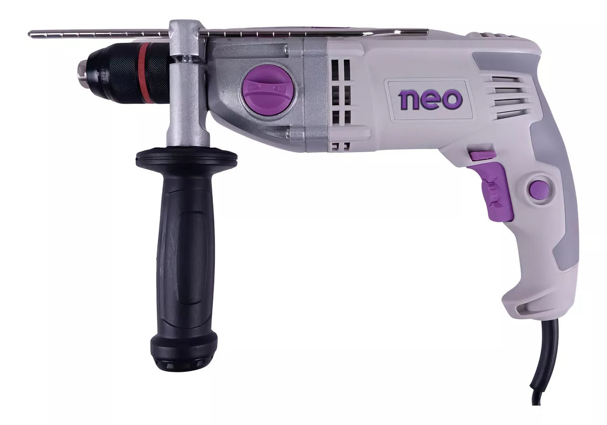 Taladro Percutor 1100 W 13 Mm Neo Tp1013/3/220 2v Color Gris