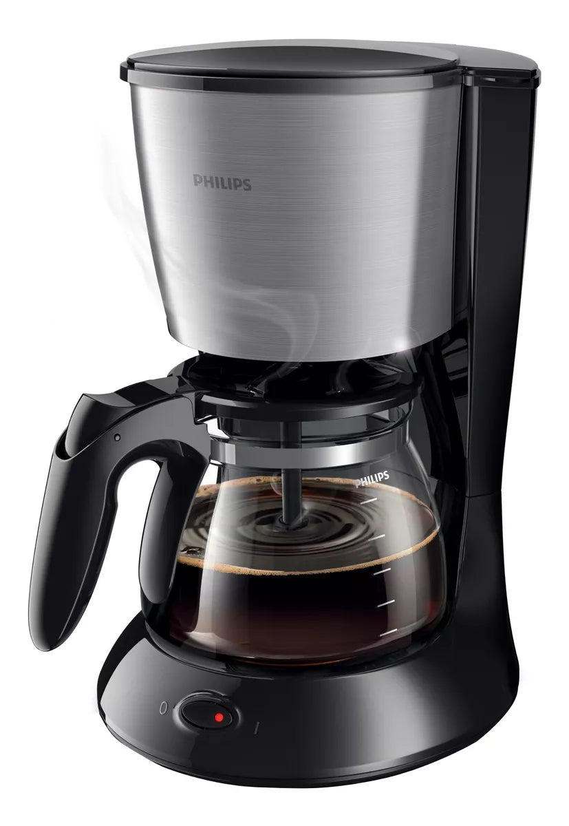 Cafetera De Filtro Philips Hd7462/20 1,2 Lts Color Black/met
