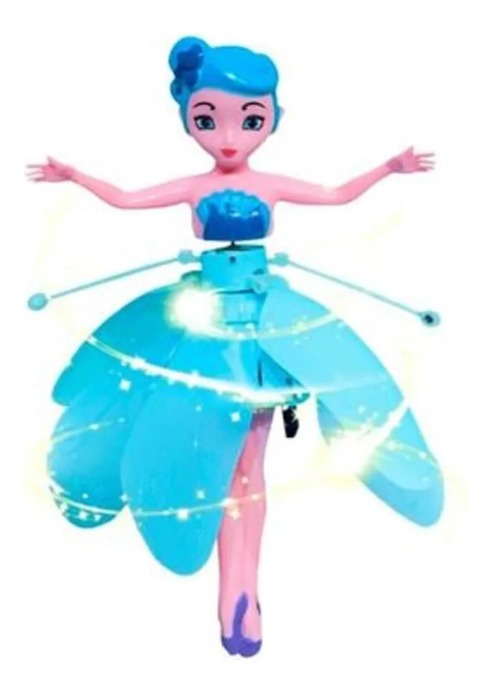 Muñeca Hada Princesa Voladora Con Sensor Infrarojo Carga Usb