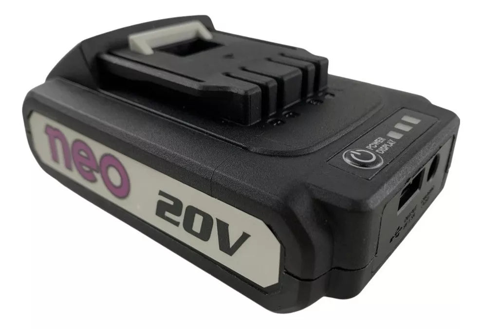 Taladro Percutor A Bateria C/1 Batería 20v Brushless Neo