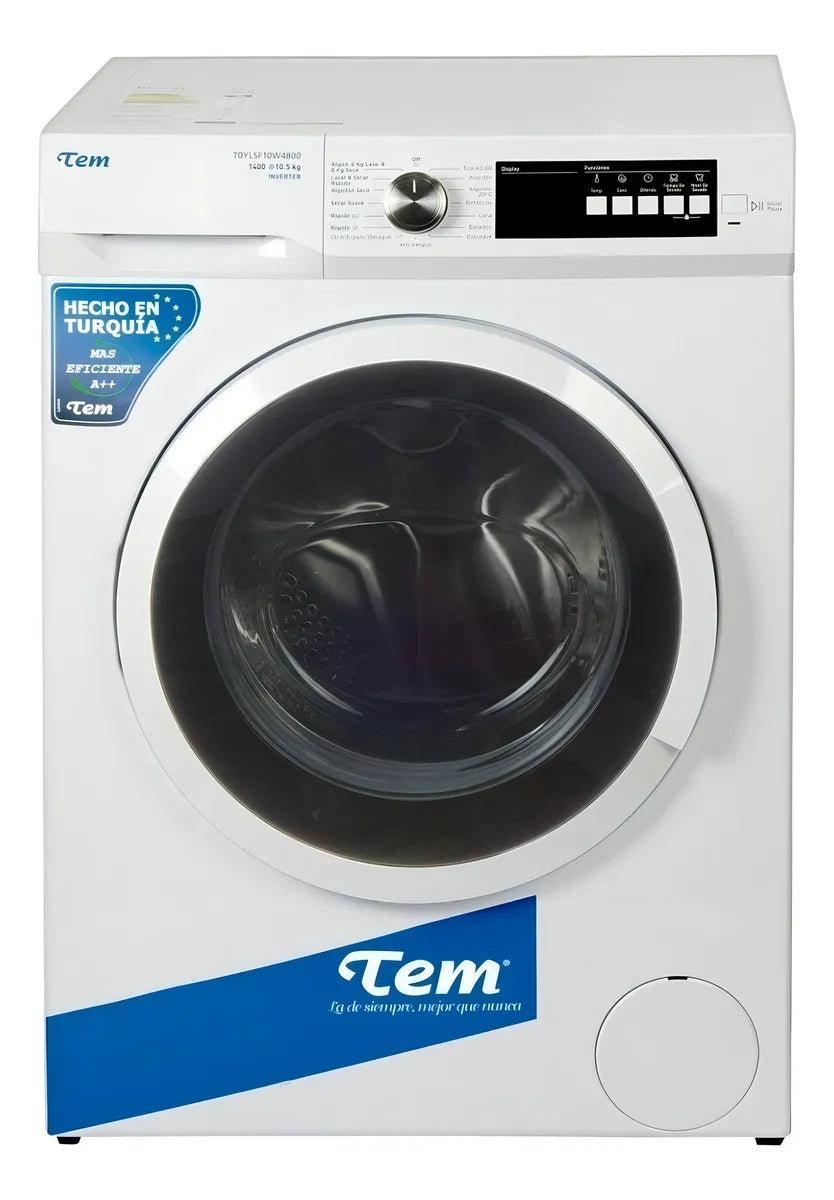 Lavasecarropas Automático Tem T0ylsf10w4800 Inverter Blanco