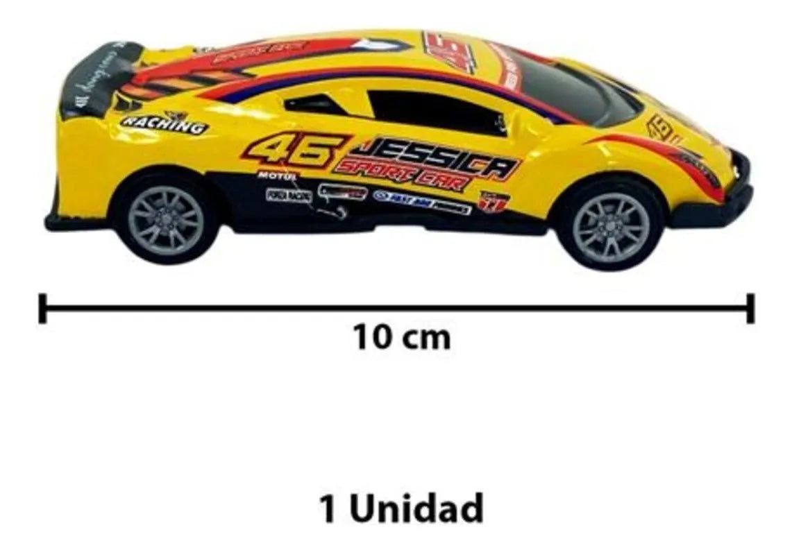 Auto Metal Colección A Escala C/u -fricción- Colores Surtido