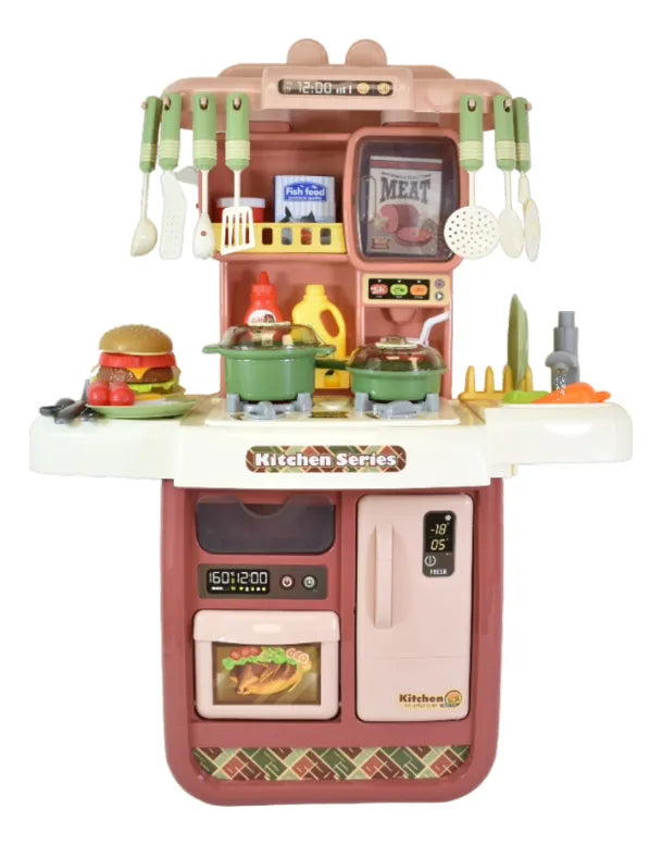 Cocina Infantil Con Luz Sonido Y Agua 66x24x52cm