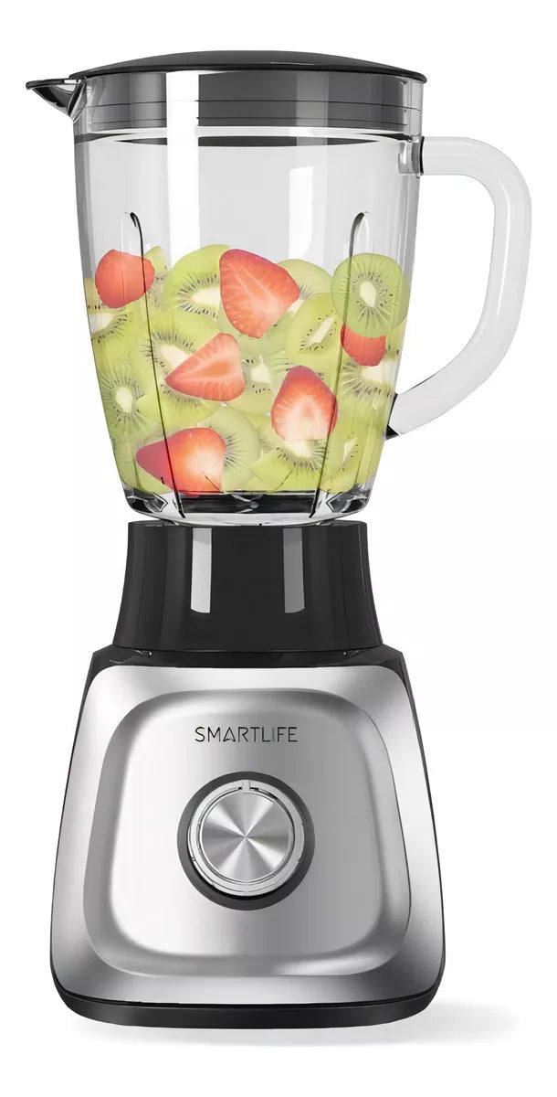 Licuadora Smartlife Jarra Vidrio 1.5l 600w 5 Vel + Pulso Col