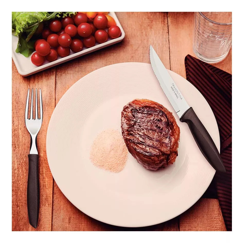 Juego De Cubiertos Tramontina Jumbo Asado 12 Pz Plenus