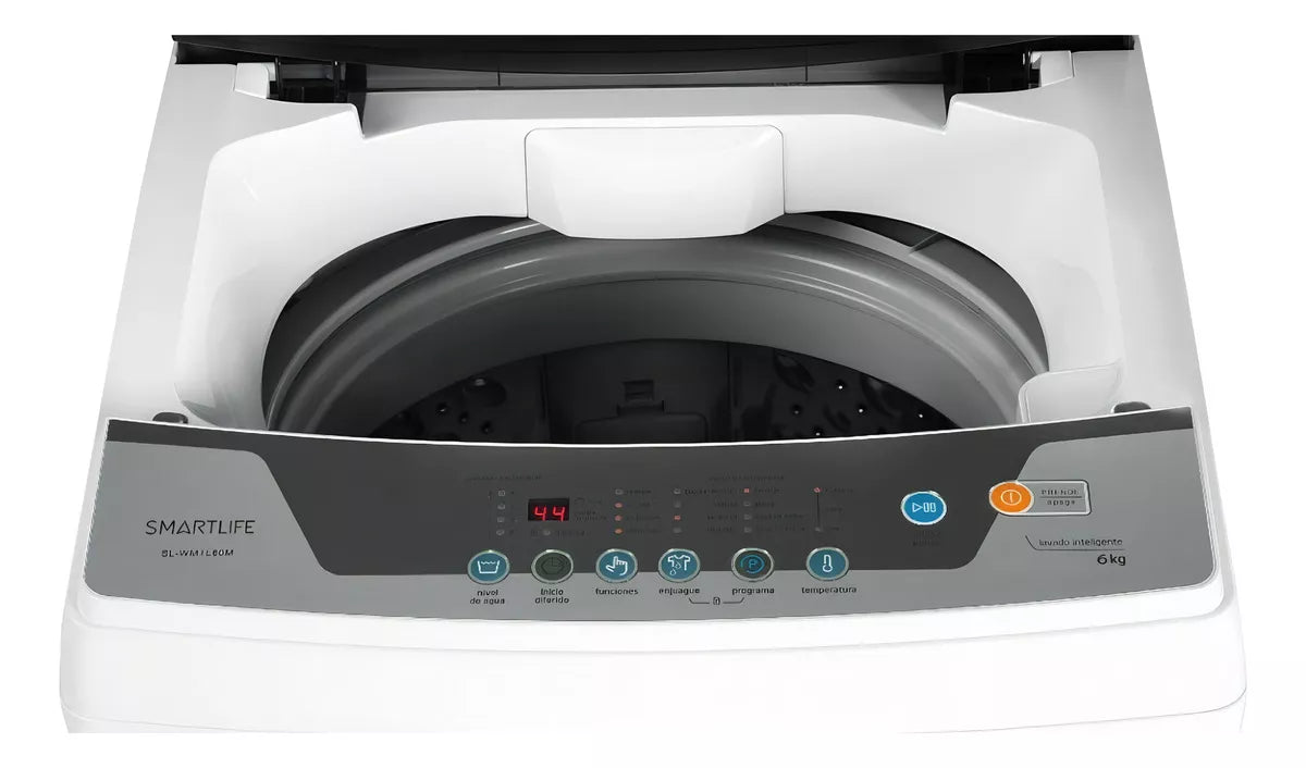 Lavarropas Carga Superior Smartlife Sl-wmtl60m Color Blanco
