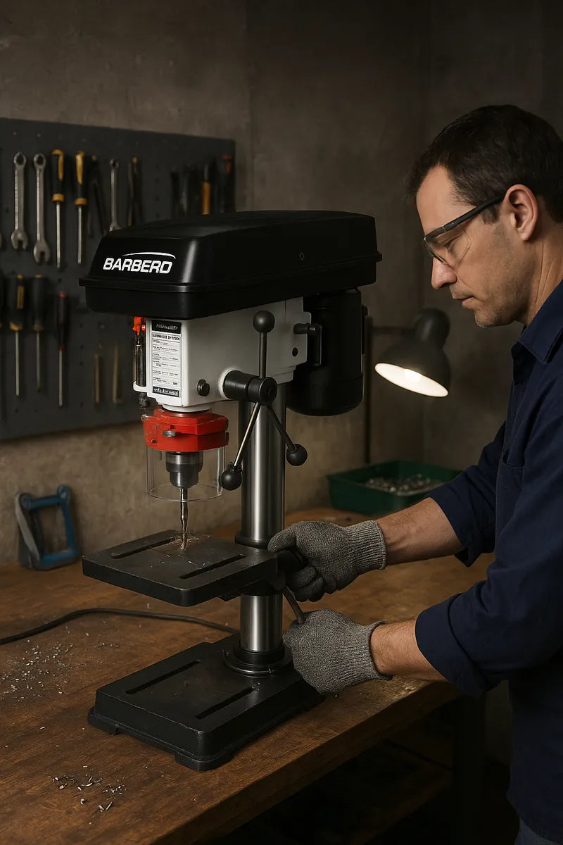 Taladro De Banco Industrial 13mm 5vel 350w Barbero Ind Arg