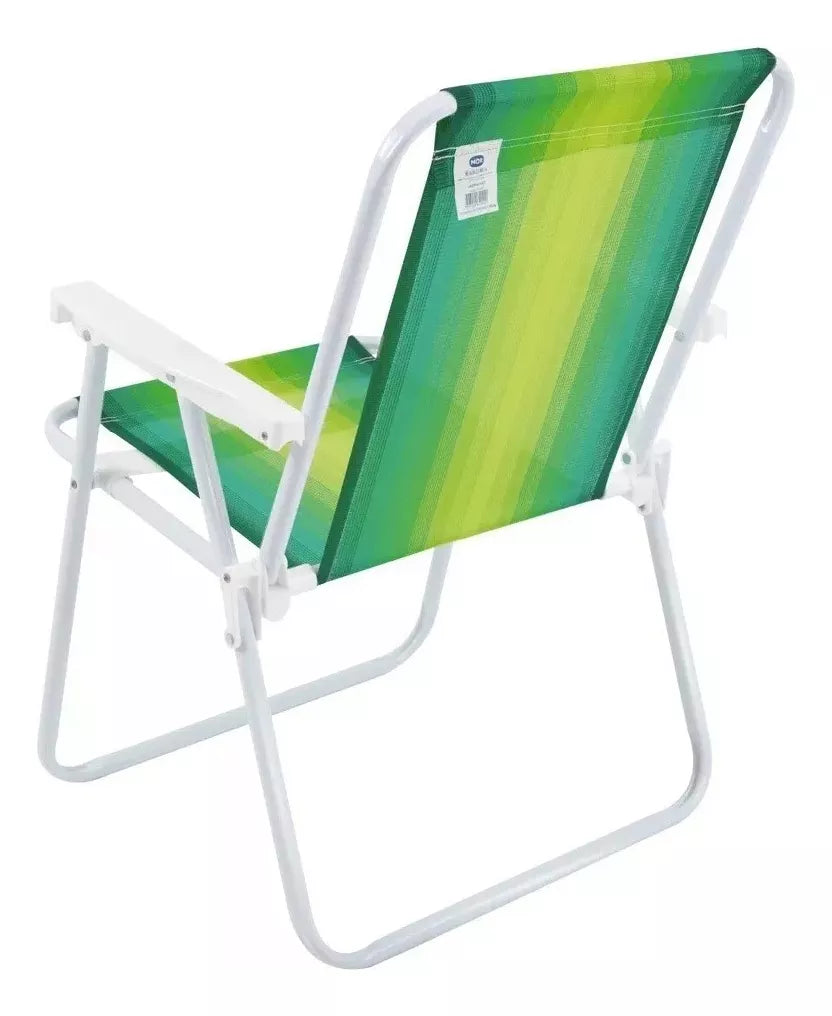 Silla Alta Plegable Playa Patio Jardin Aluminio