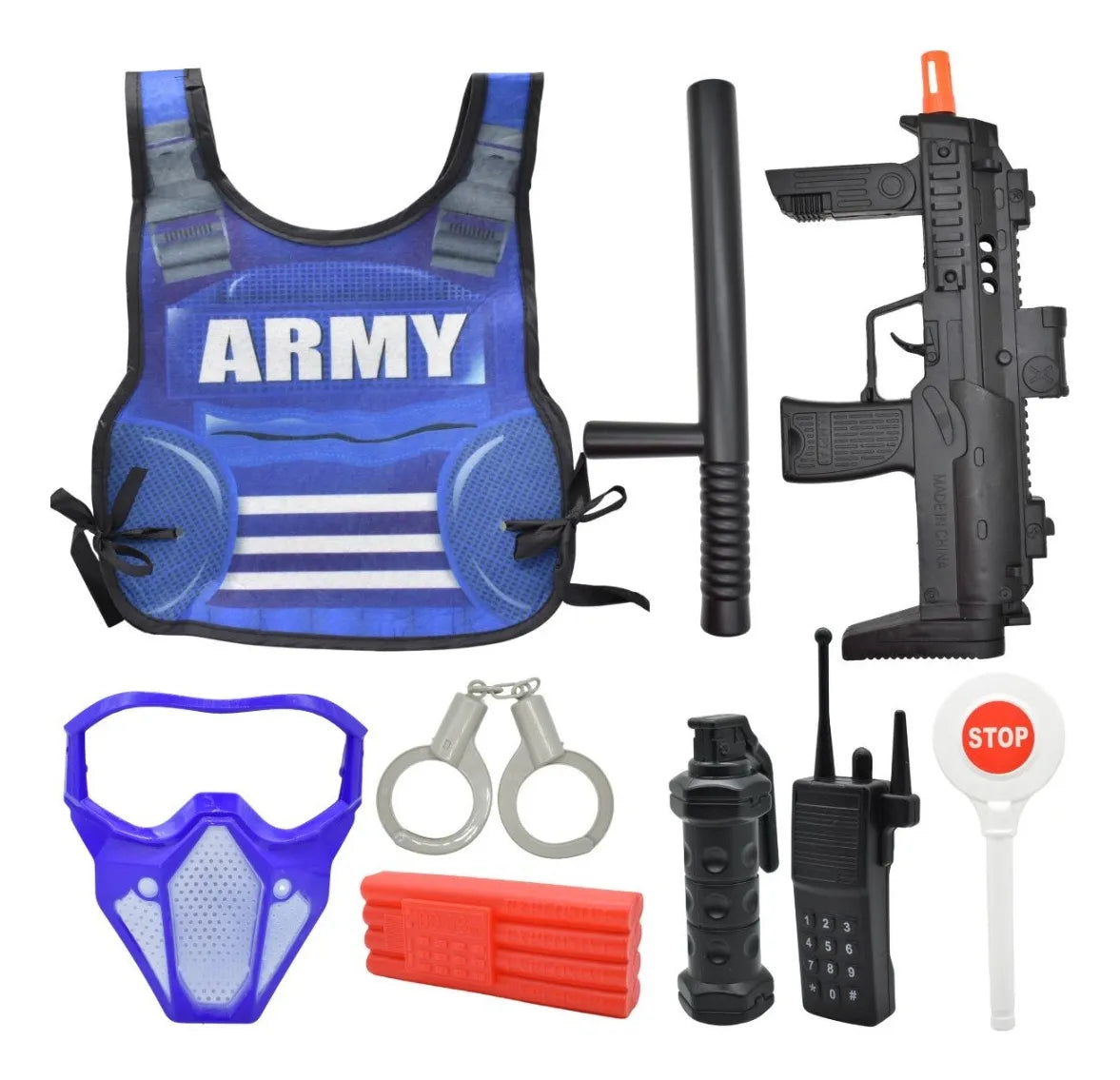 Set De Policía Con Accesorios 9pcs. Ty363110a