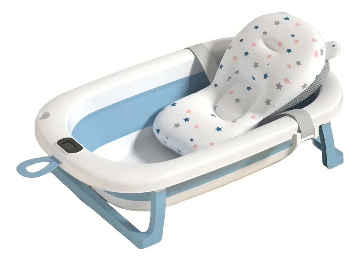 Ba¤ito Plegable Con Termometro + Colchon Baby Splash Bebe