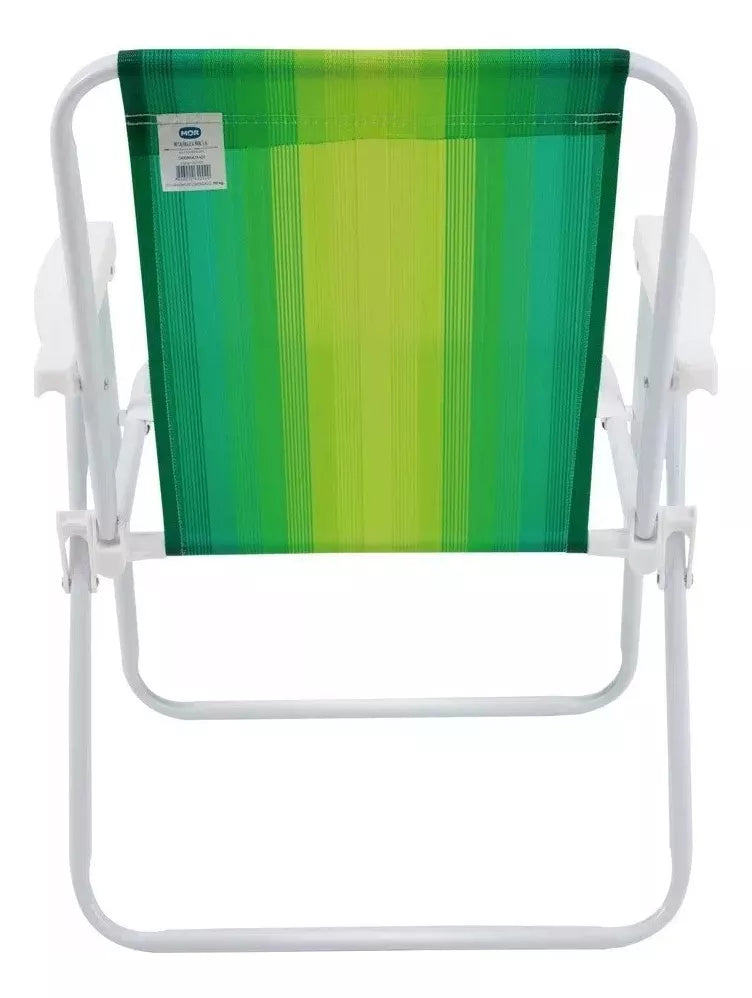 Silla Alta Plegable Playa Patio Jardin Aluminio