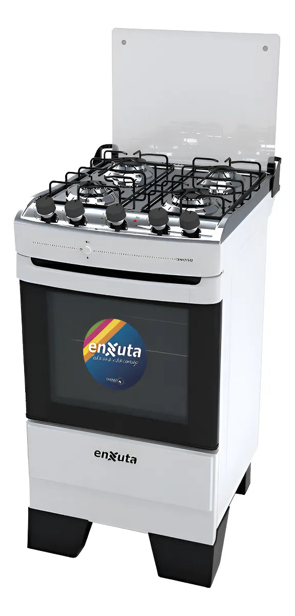 Cocina A Gas Enxuta Cenx27542w Con Grill Electrico Blanco