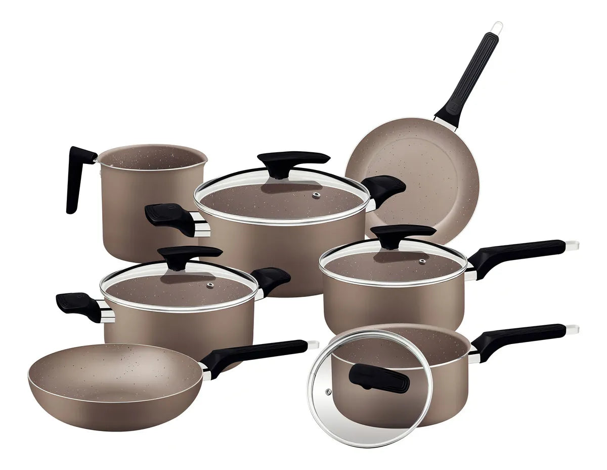 Juego De Utensilios De Cocina Tramontina Milazzo Almond