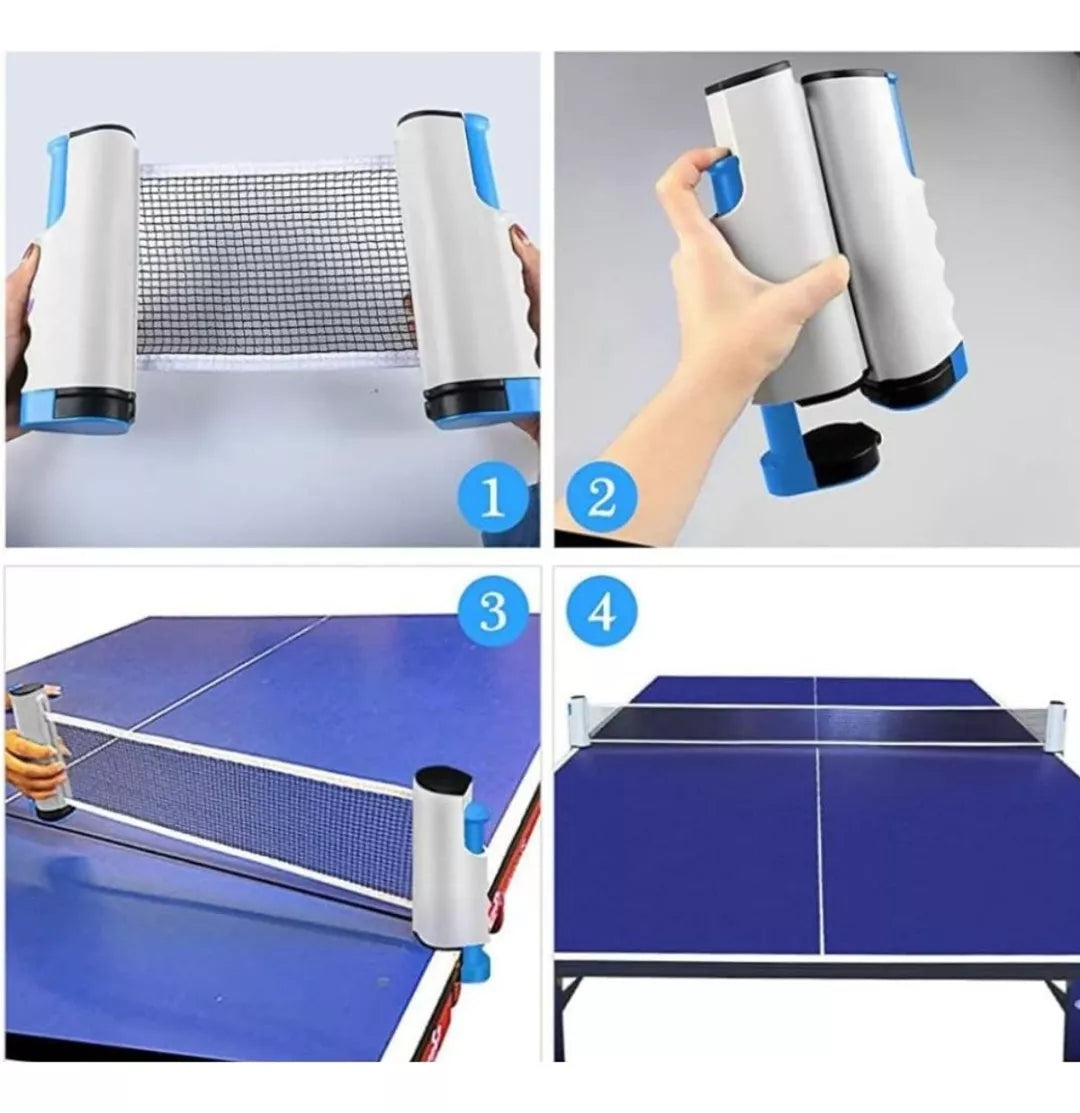 Set De Ping Pong Con Red Retráctil 1.60mts