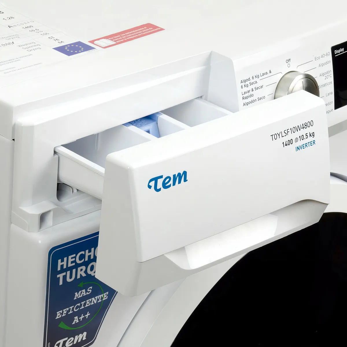 Lavasecarropas Automático Tem T0ylsf10w4800 Inverter Blanco