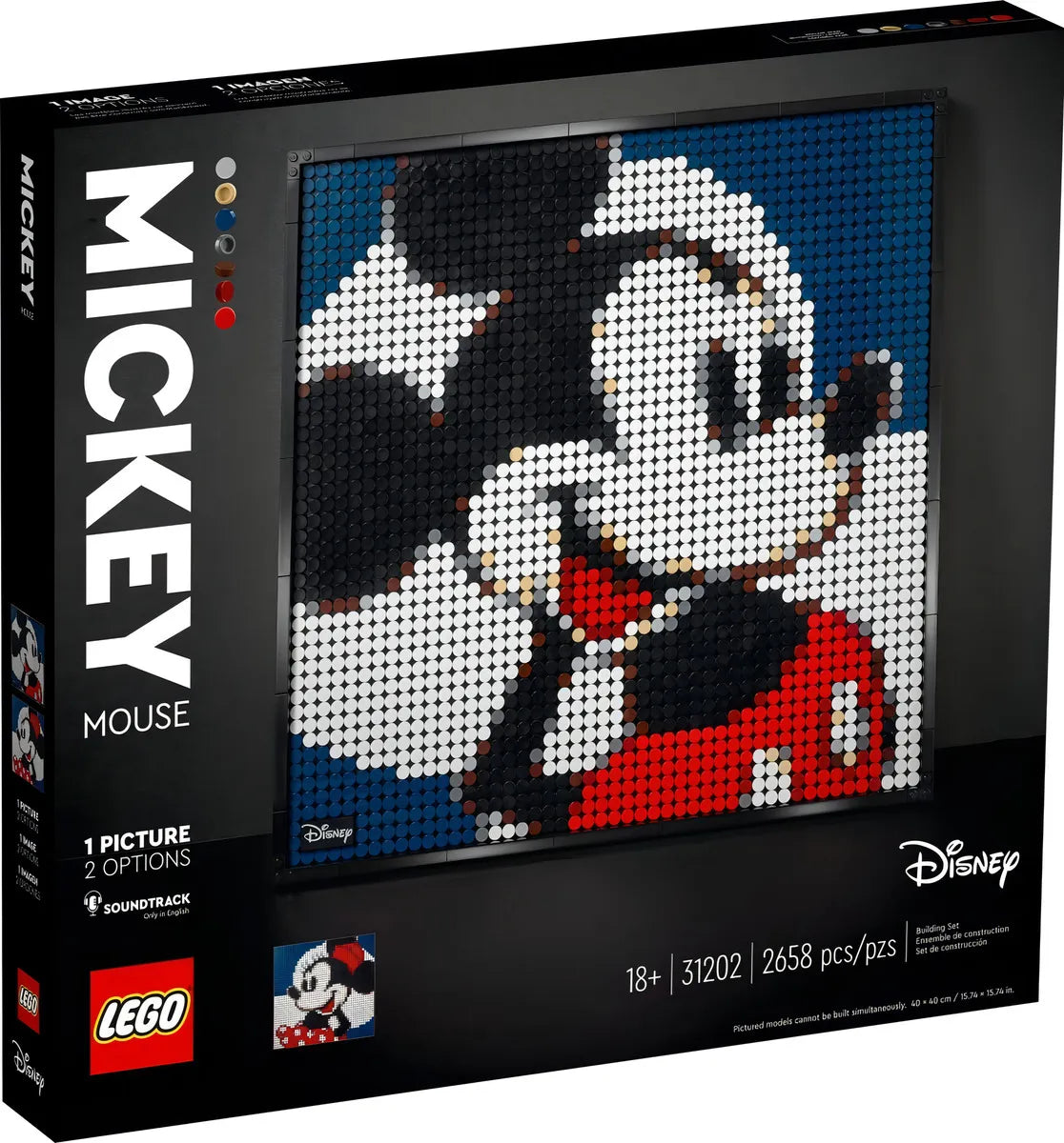 Kit De Construcción Lego Art Disney Mickey Mouse 31202