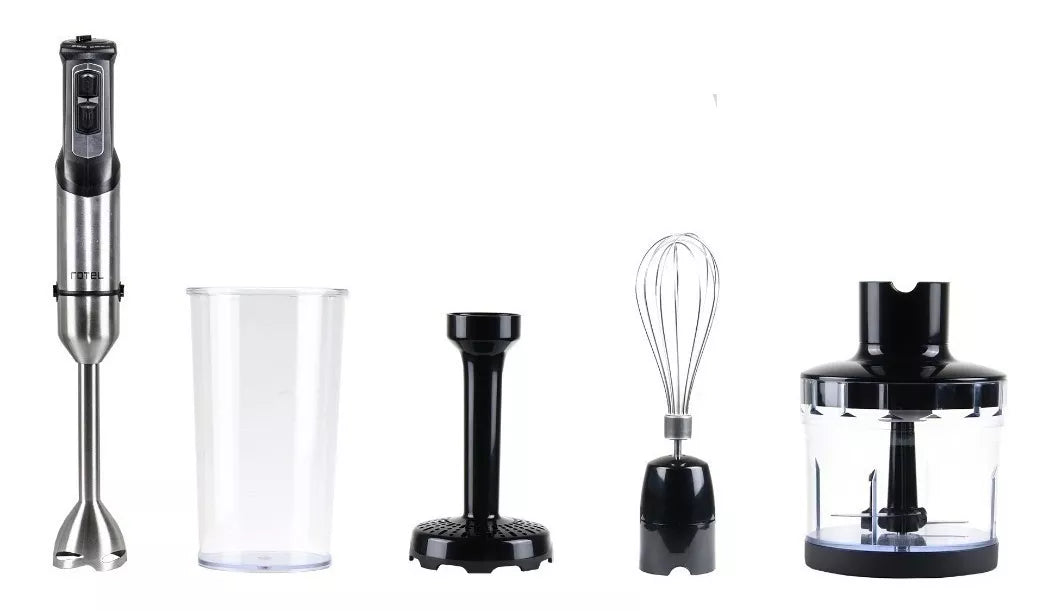 Mixer Rotel Mega 4 1000w Acero Inoxidable Y Negro 220v 50 Hz