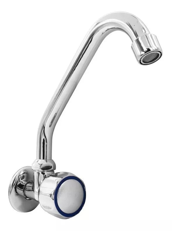 Grifo Metalico Pileta Brazo Bajo Lh-807 Acabado Brillante