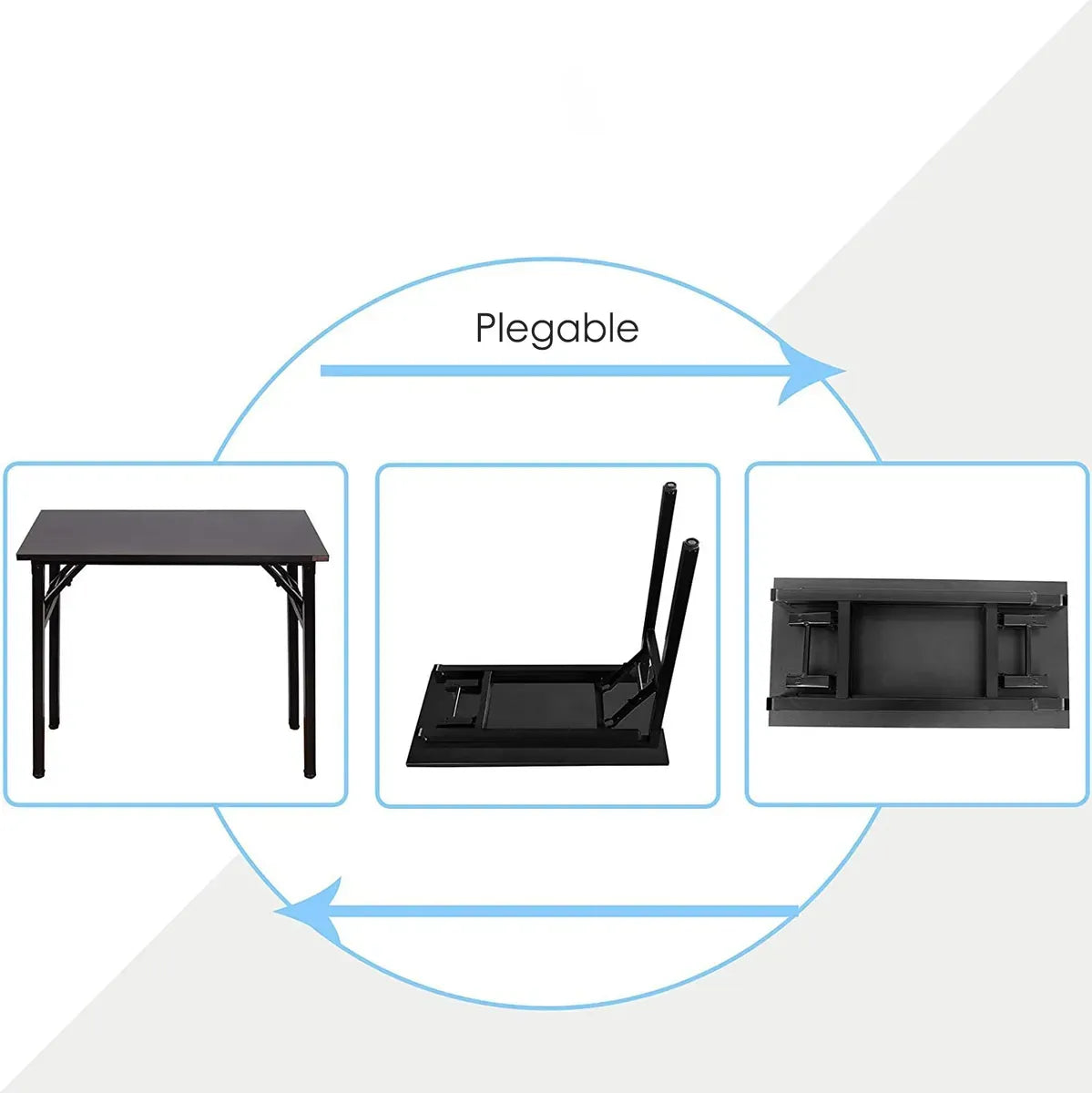 Mesa De Apoyo Trabajo Plegable Mdf Pr ctico Guarda F cil