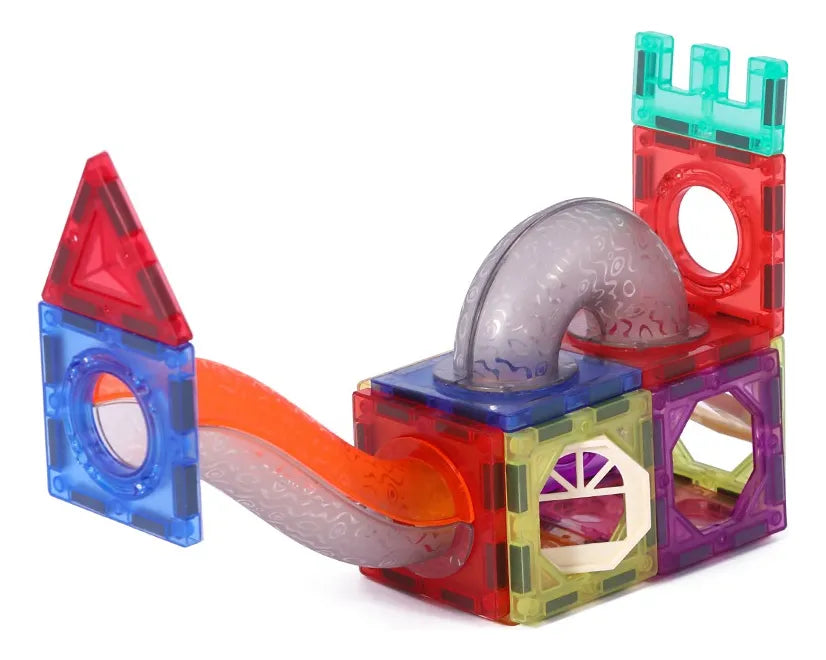Juego De Construcción Con Imanes Para Niños 56 Piezas