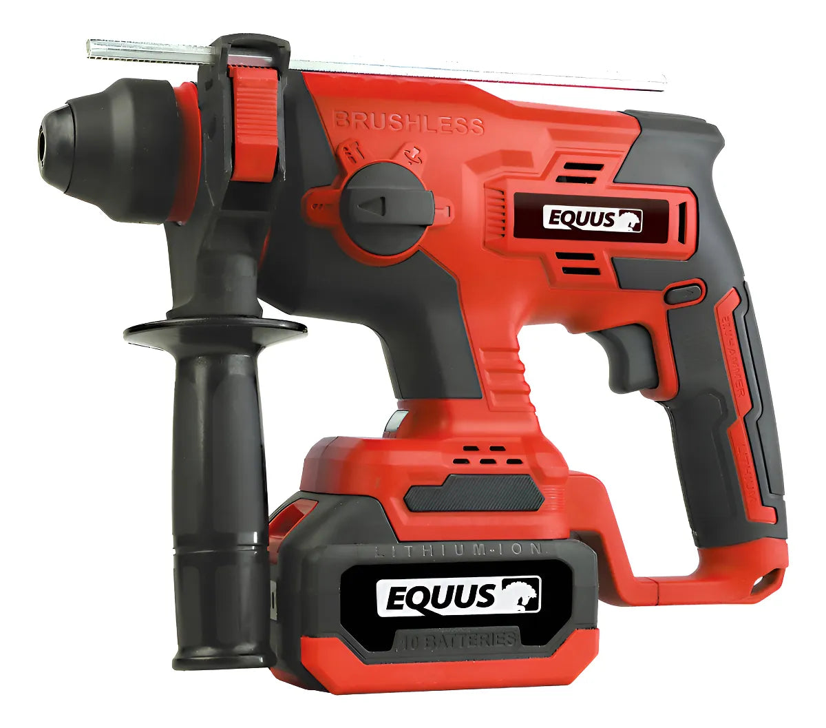 Rotomartillo Inalambrico Brushless 20v Con Bateria Rojo