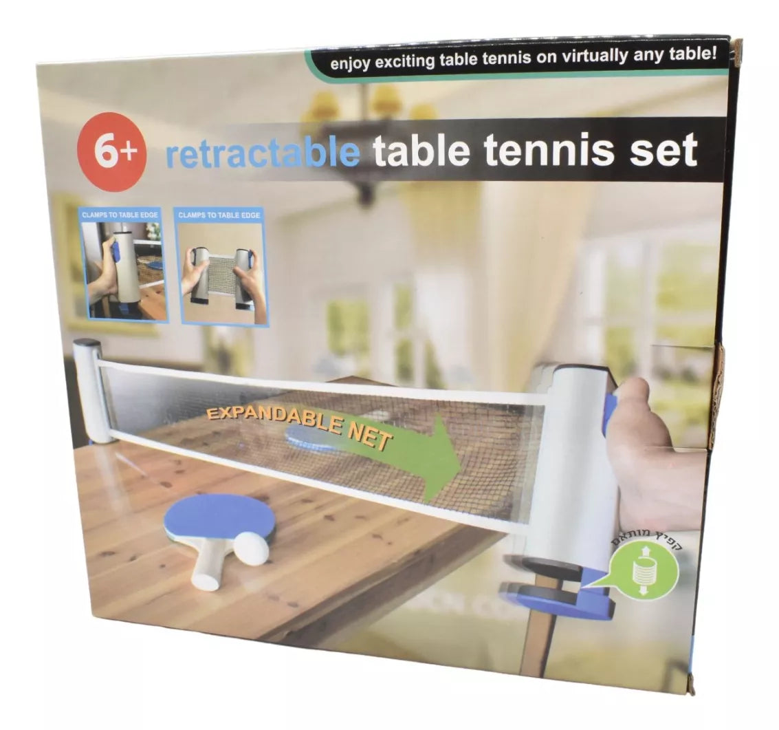 Set De Ping Pong Con Red Retráctil 1.60mts