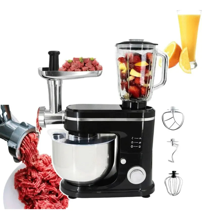 Batidora Planetaria 1600w 3en1 Picador De Carne + Licuadora