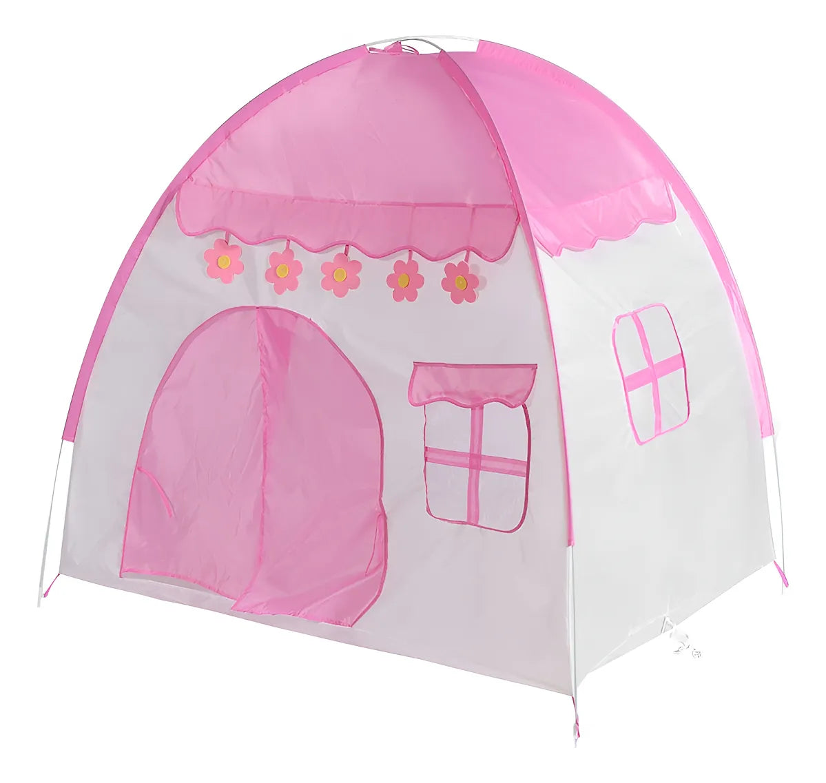 Carpa Casita Para Niñas Rosada Con Flores