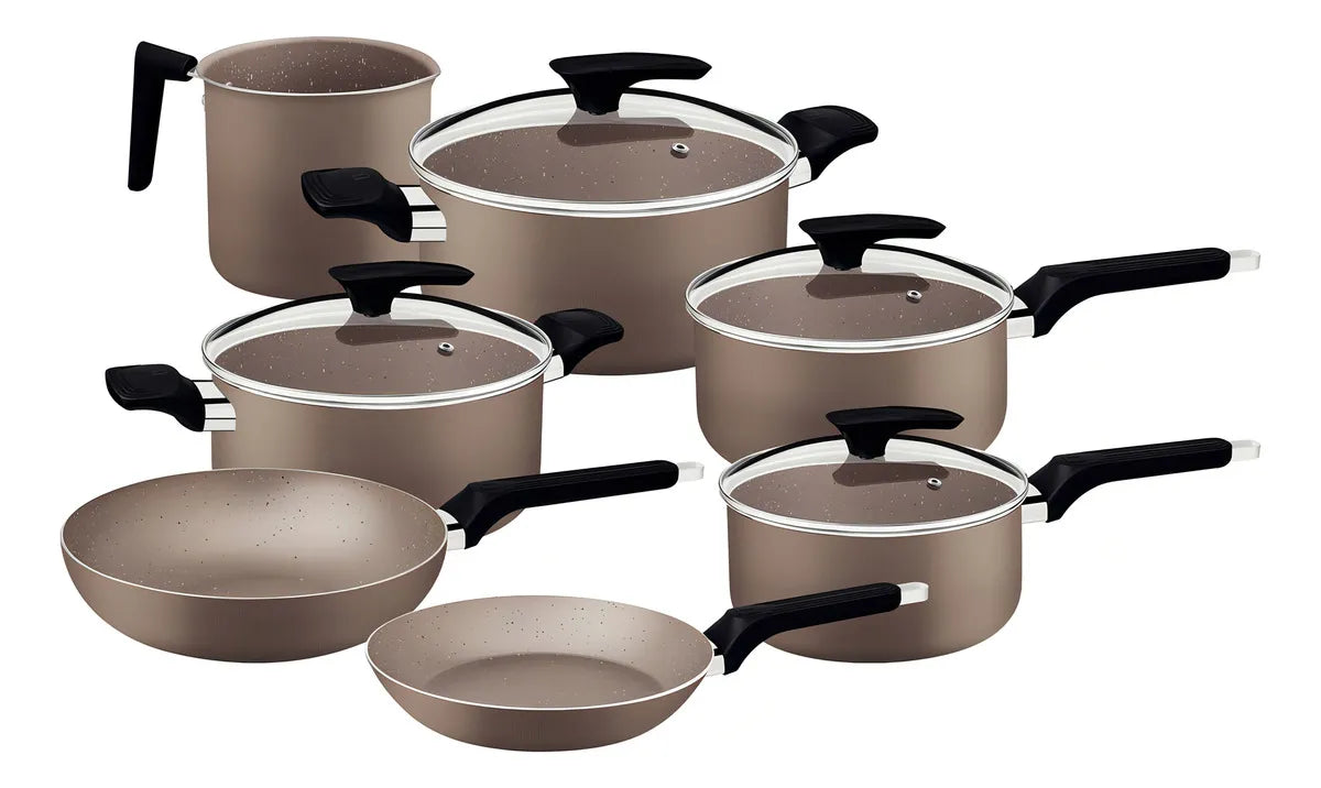 Juego De Utensilios De Cocina Tramontina Milazzo Almond