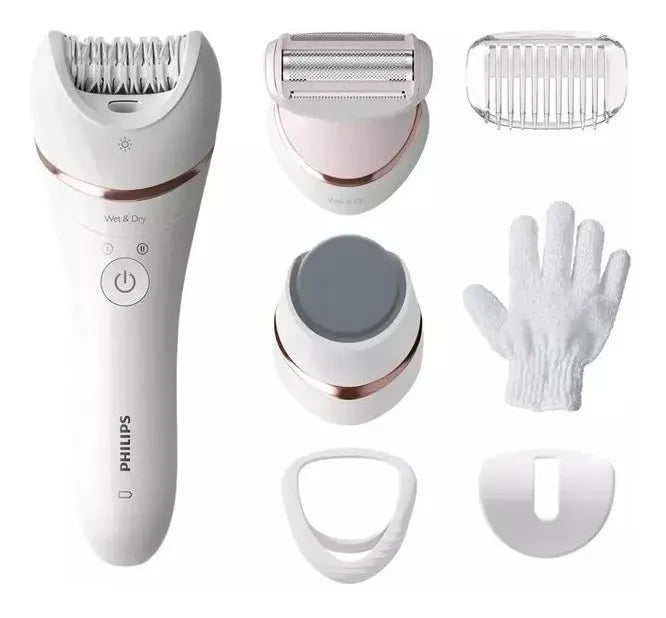 Depiladora Wet & Dry Philips Bre730/00 Bde Color Blanco