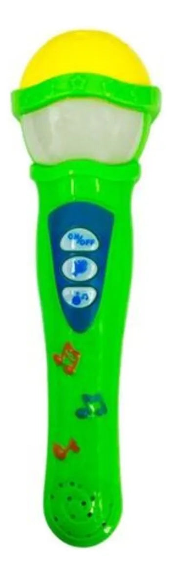 Micrófono Infantil Juguete A Pila Con Sonidos