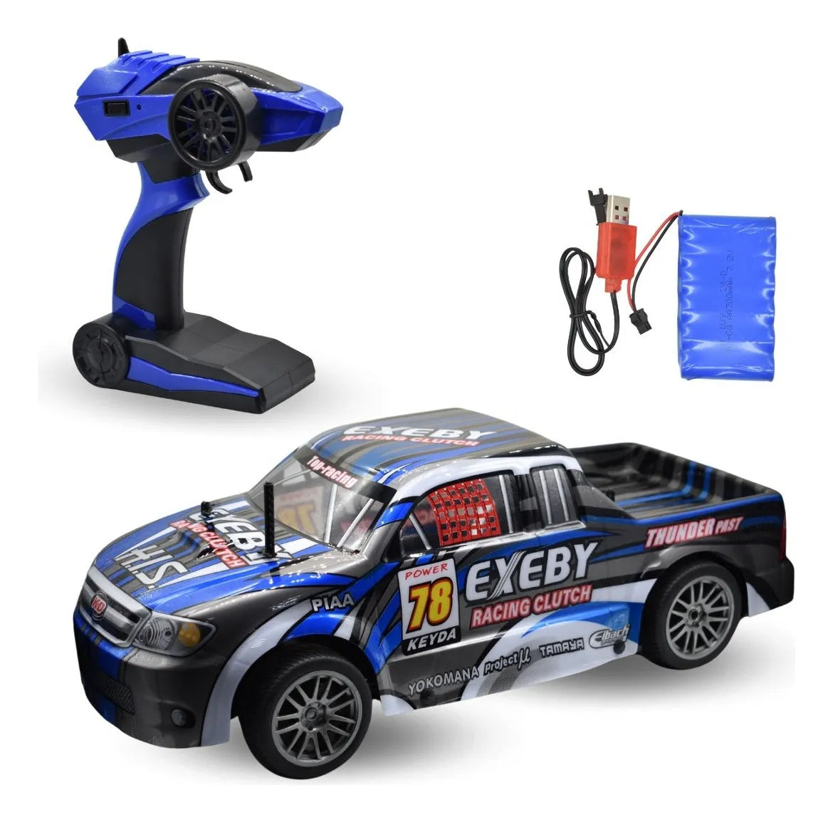 Camioneta De Carrera A Control Remoto Recargable 2.4ghz 25km